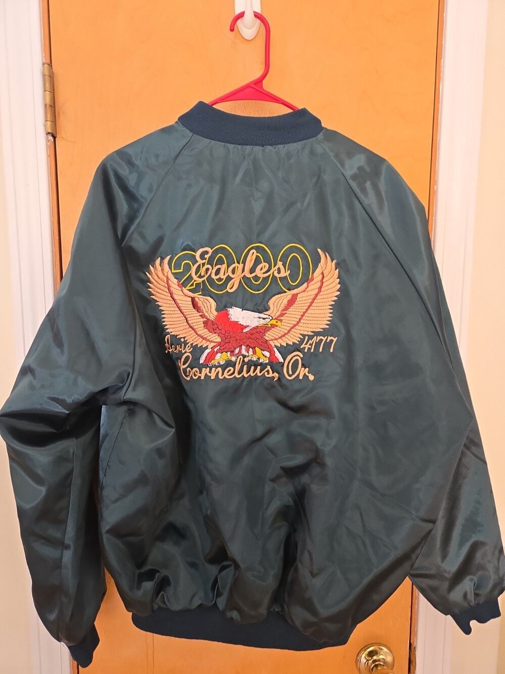 Vintage Fraternal Order Of Eagles Jacket XXL Riders Motorcycle OH Made In The US